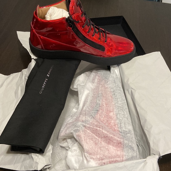 Size 12 Men’s US Giuseppe Zanotti Metropolis Red - Picture 5 of 6